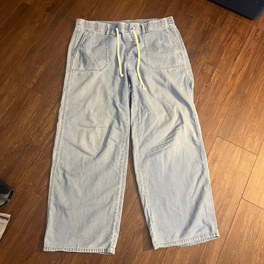 Torrid drawstring wide leg pants